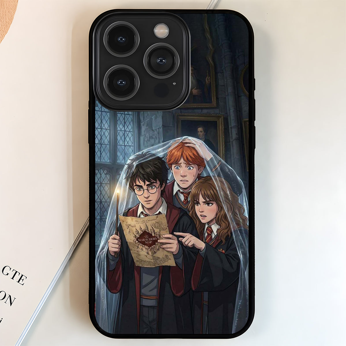 Harry Potter Map Mystery Glass Case