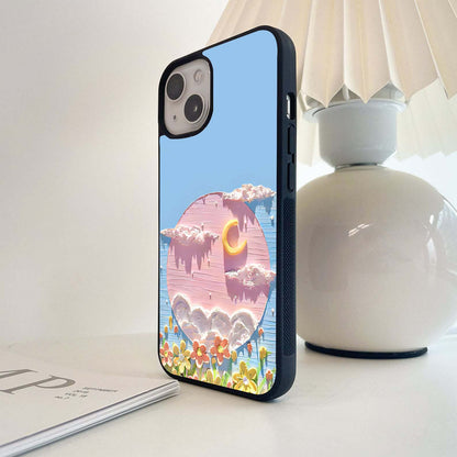 Candy Sky Blossoms Glass Case
