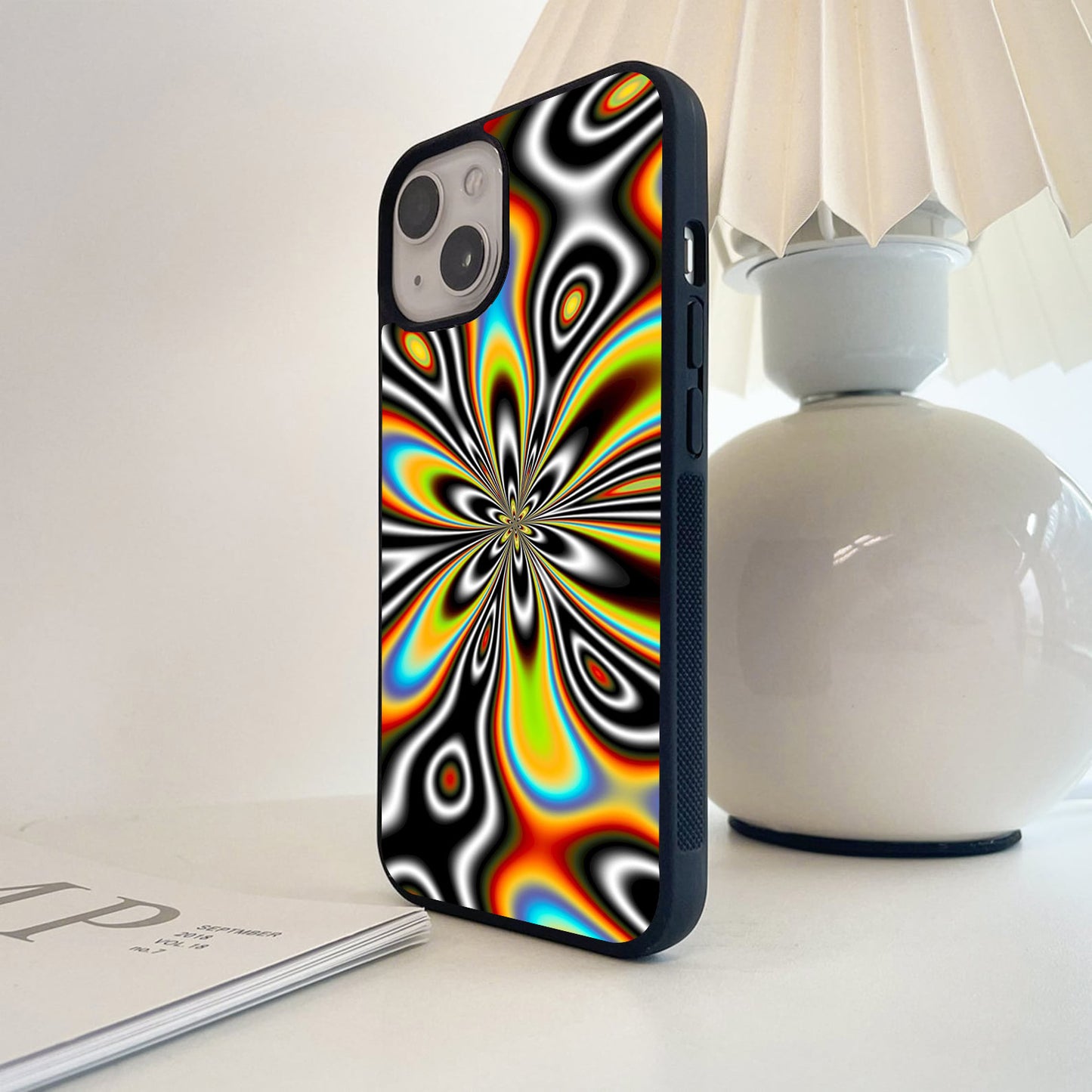 Psychedelic Liquid Portal Glass Case