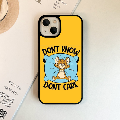 Dont Care Jerry Glass Case