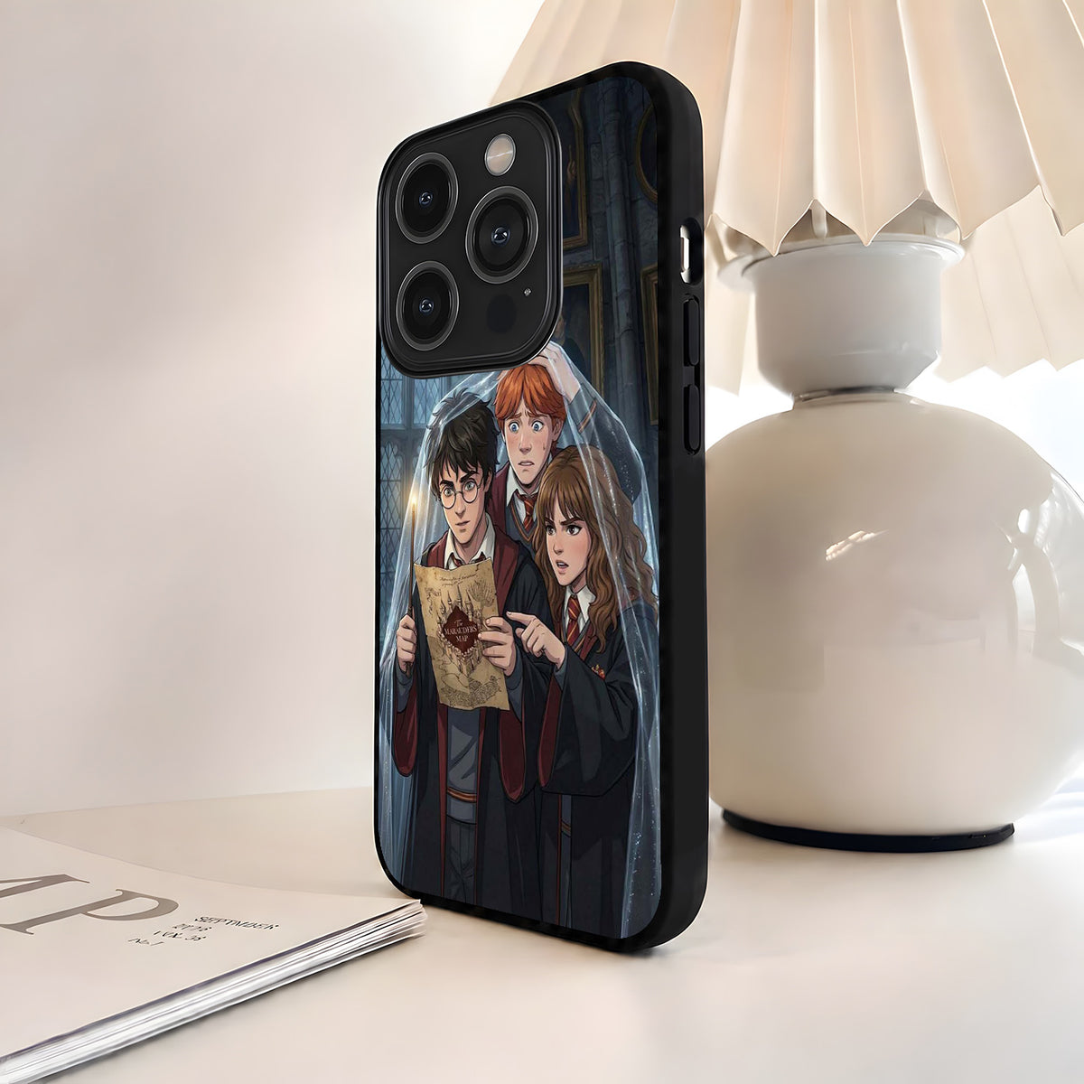 Harry Potter Map Mystery Glass Case