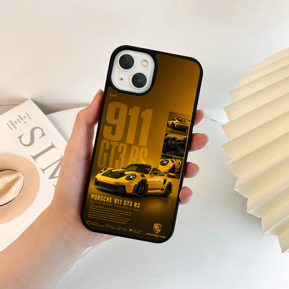 Porsche Golden GT3 Glass Case