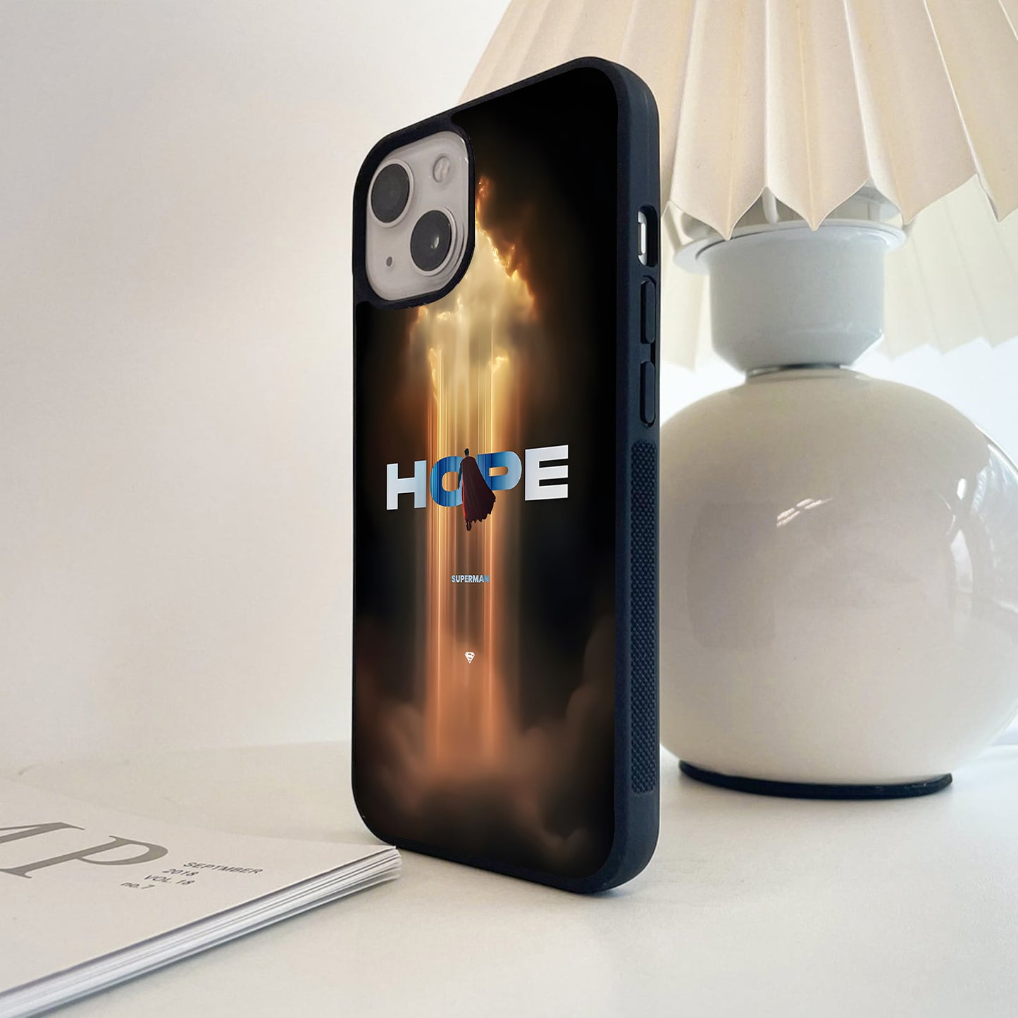 Superman Light Of Hope Glass Case