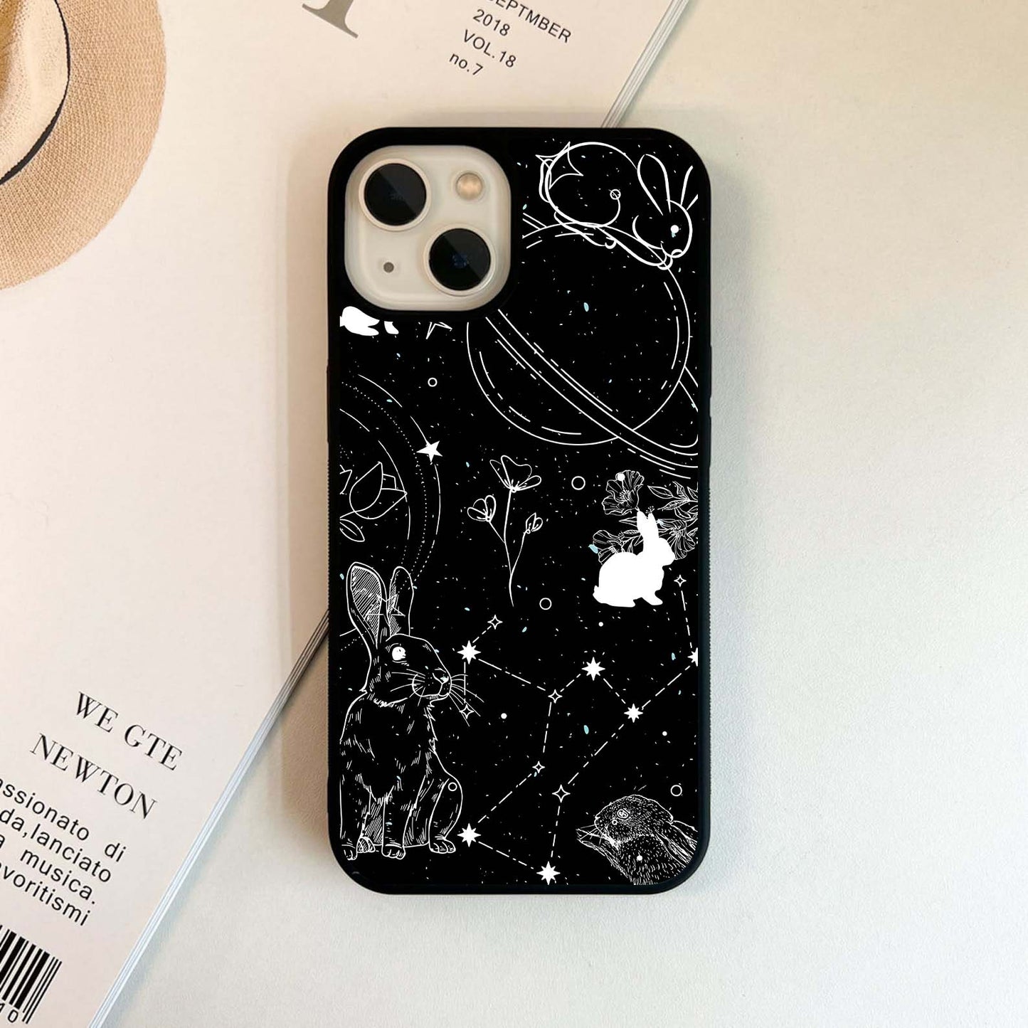 Cosmic Bunny Realm Glass Case