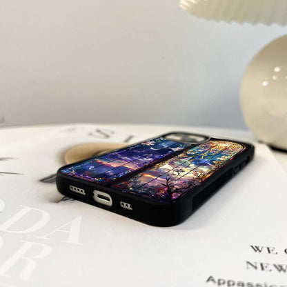 Celestial Blooming Doors Glass Case