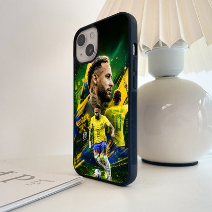 Neymar Brazil Number Ten Glass Case