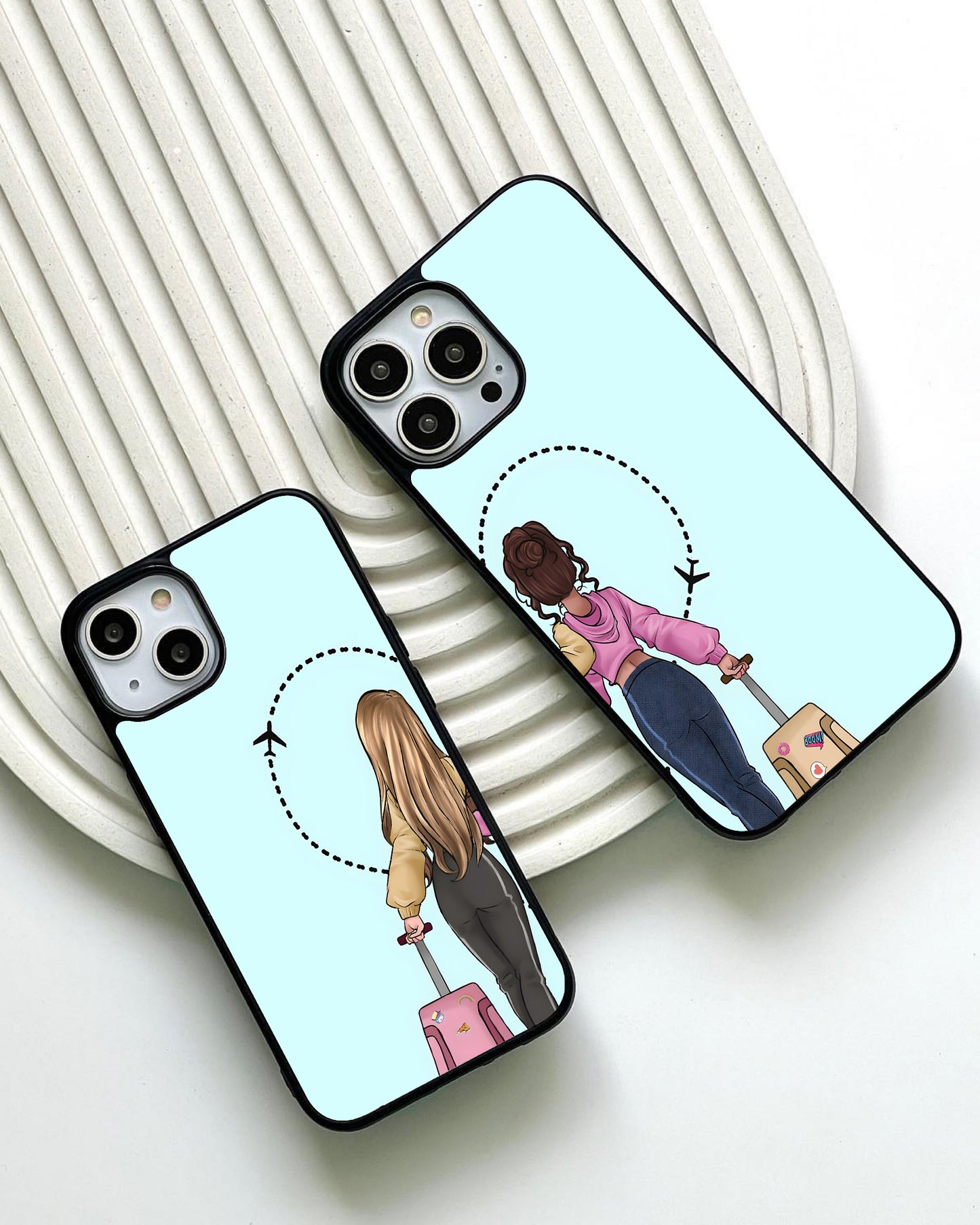 Travel Buddy Friend Glass Case