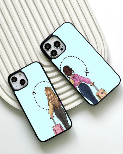 Travel Buddy Friend Glass Case