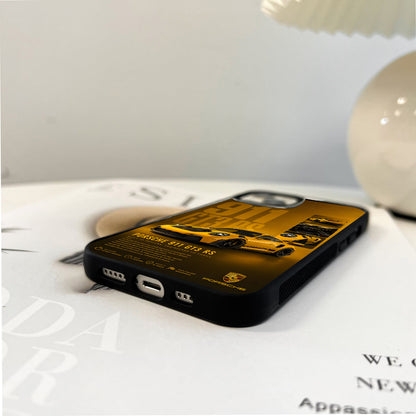 Porsche Golden GT3 Glass Case
