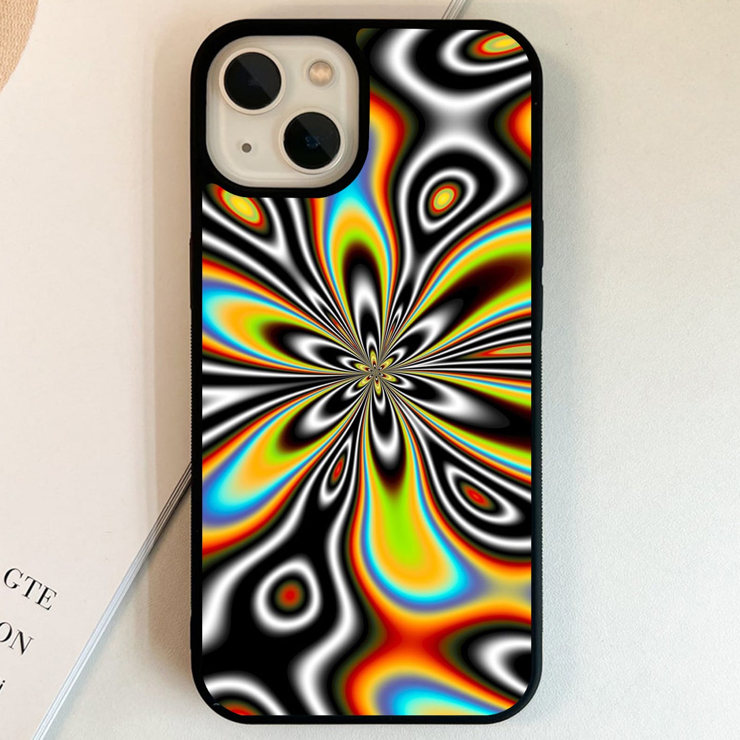 Psychedelic Liquid Portal Glass Case