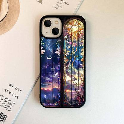 Celestial Blooming Doors Glass Case