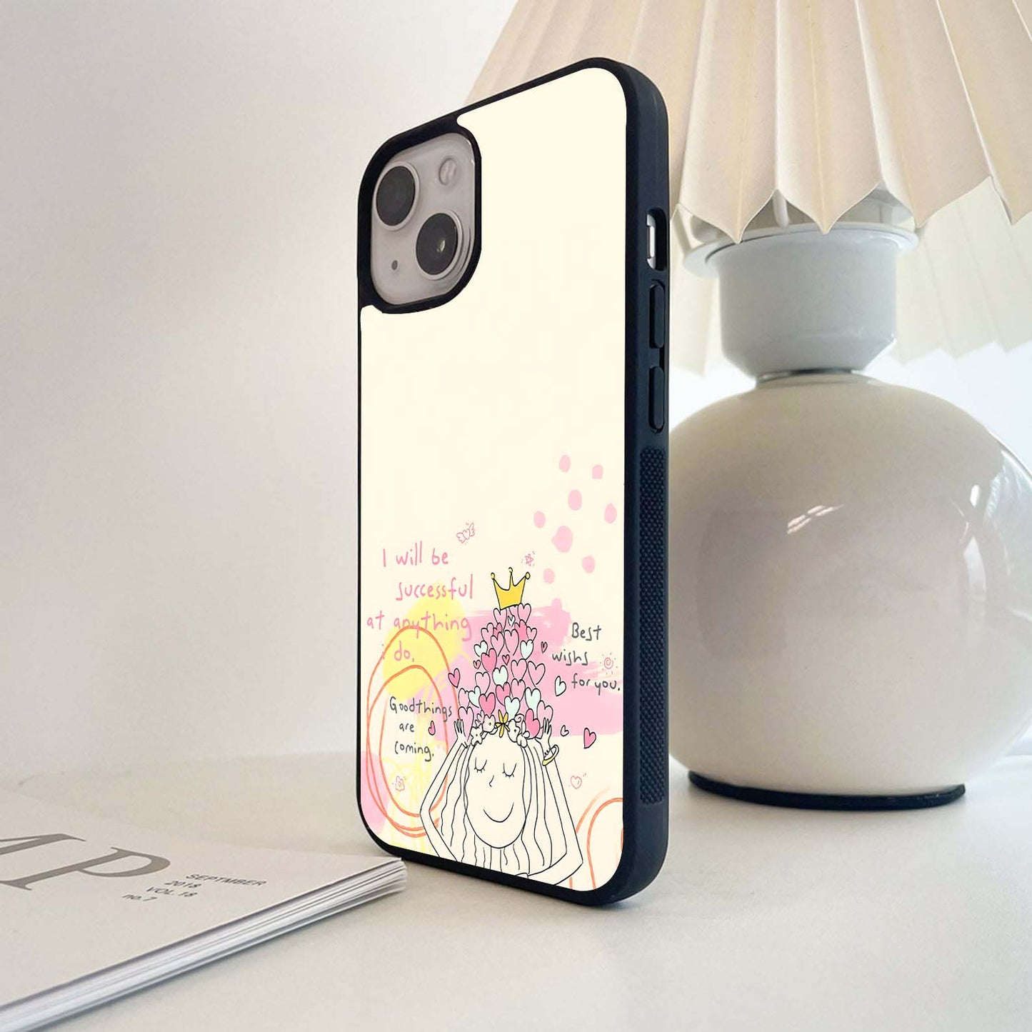 Crown of Positivity Glass Case