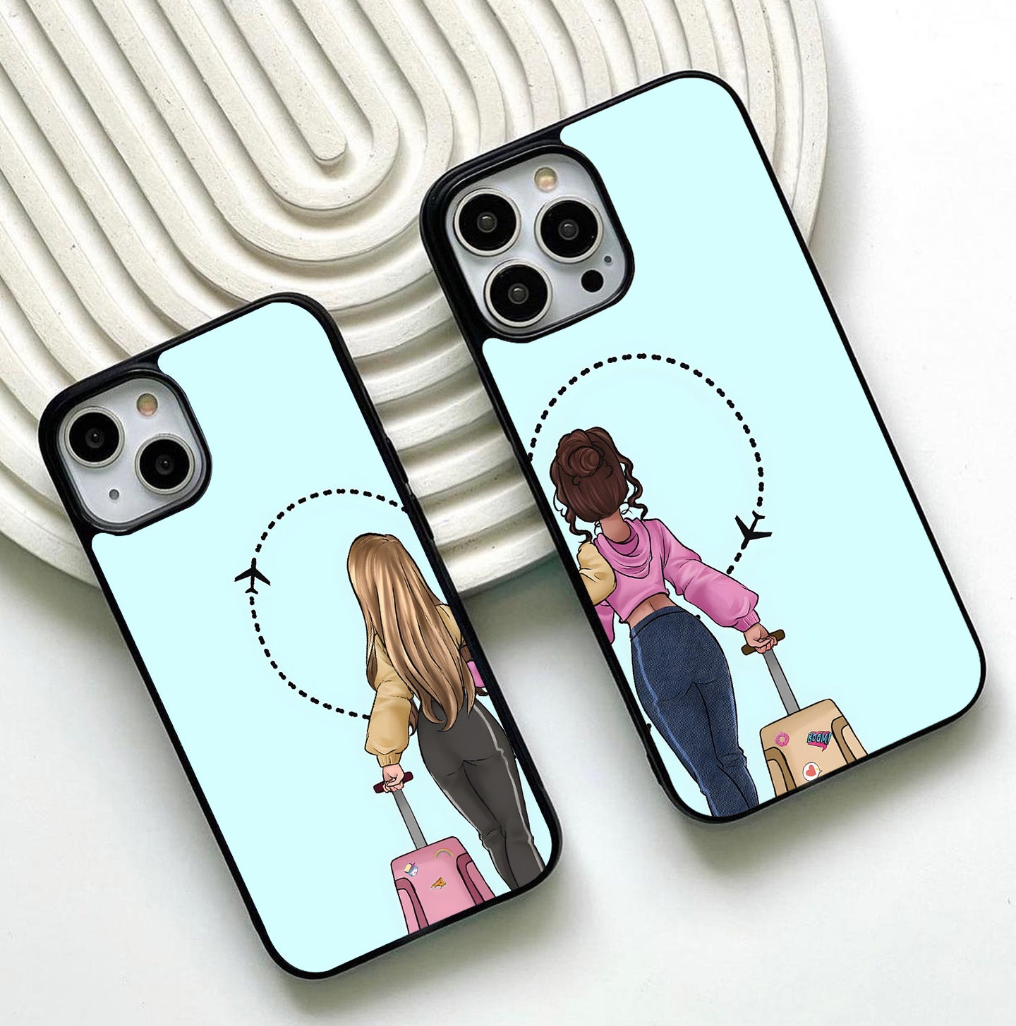 Travel Buddy Friend Glass Case