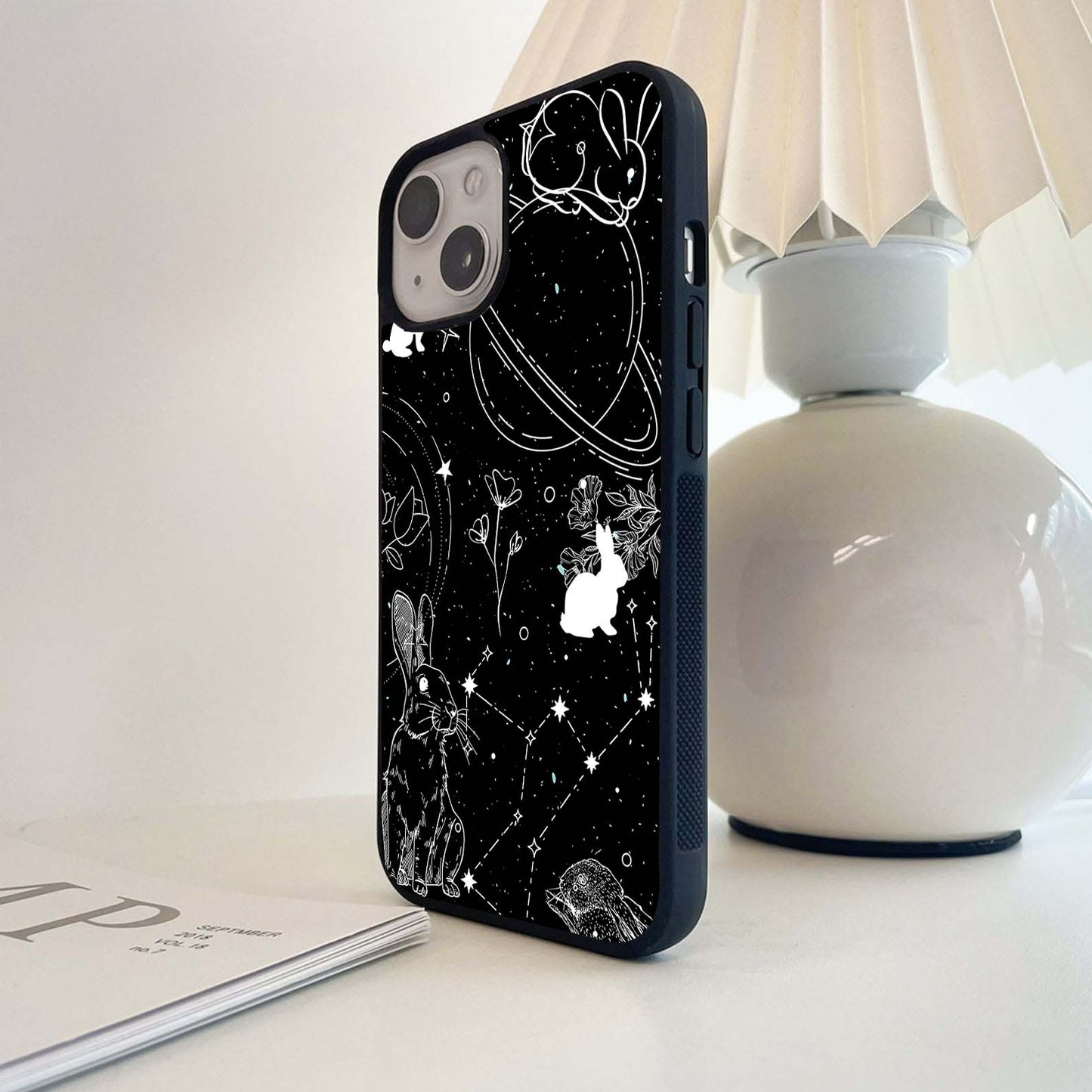 Cosmic Bunny Realm Glass Case