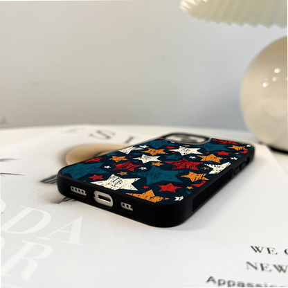 Regal Stars Pattern Glass Case