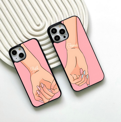 Cute Hand Friendship Glass Case