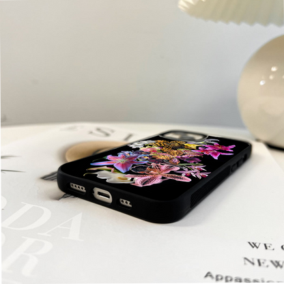 Blooming Orchid Fantasy Glass Case