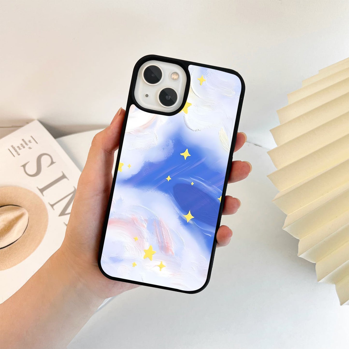 Painted Star Drift Glass Case