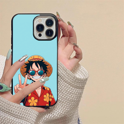 Luffy Happy Glass Case