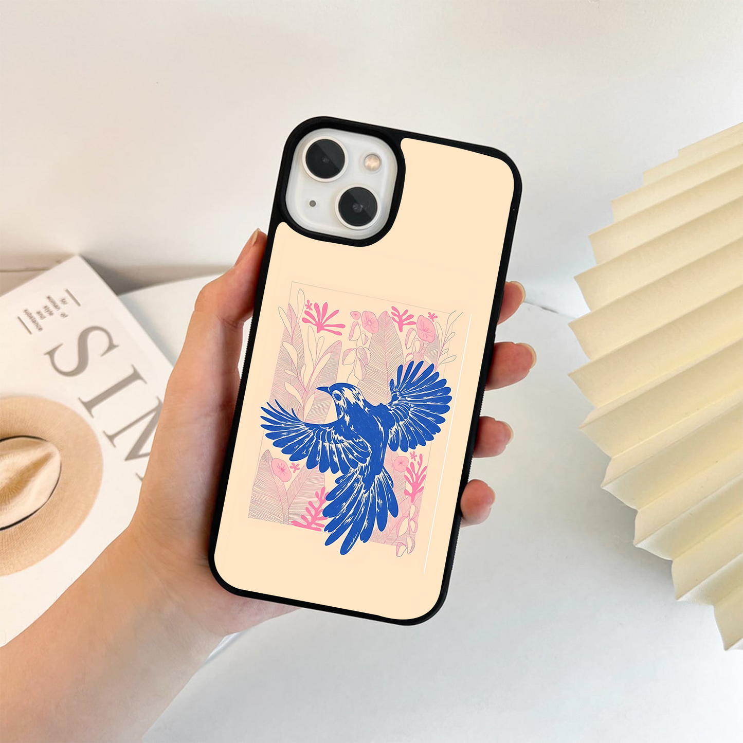 Wings of Bloom Glass Case