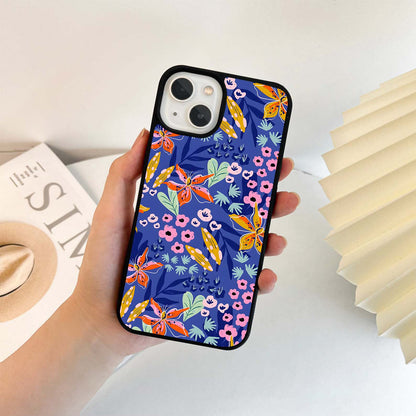 Vibrant Blossom Symphony Glass Case