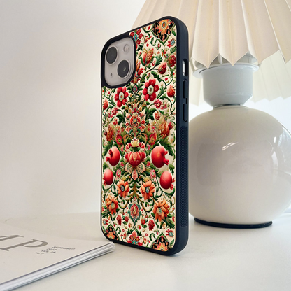 Blooming Ruby Eden Glass Case