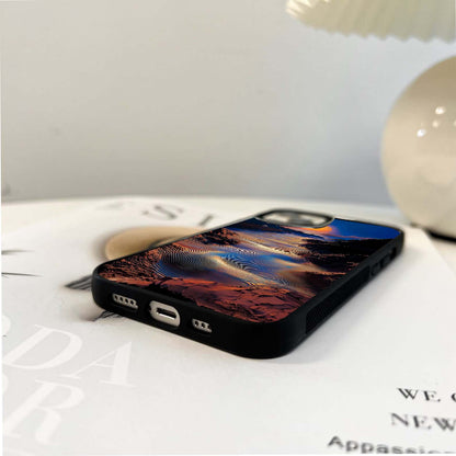 Sunlit Mirage Path Glass Case