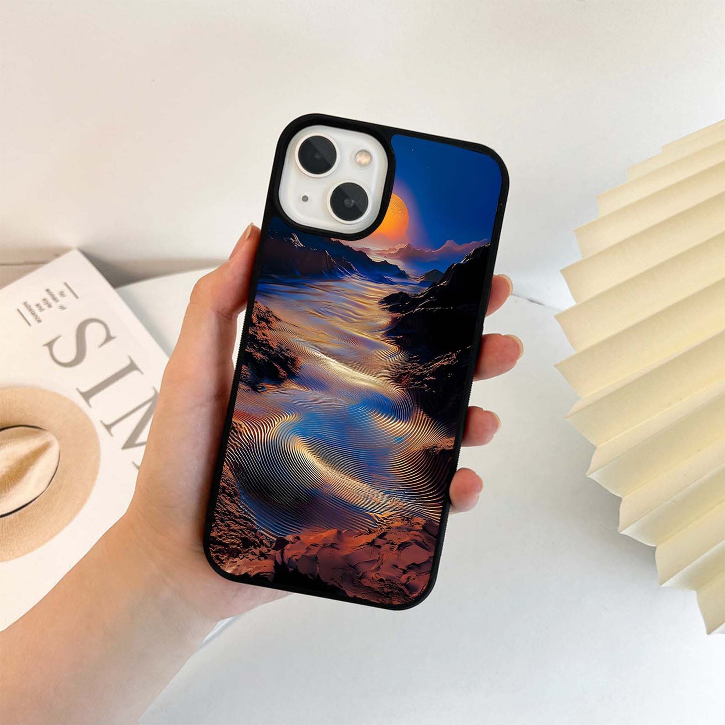 Sunlit Mirage Path Glass Case