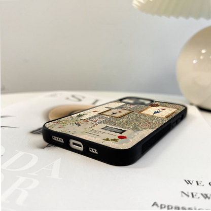 Vintage Floral Islamic Glass Case