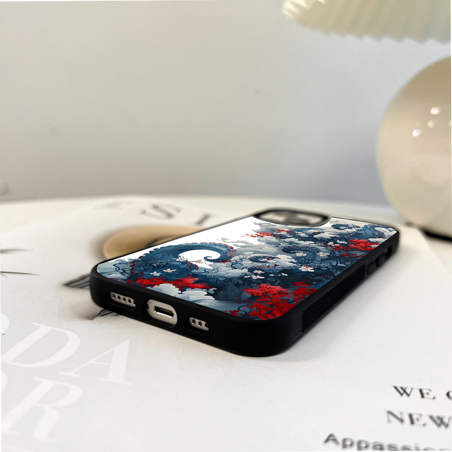 Octopus Scenery Glass Case