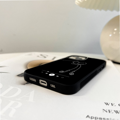 Heartstring Melody Pause Glass Case