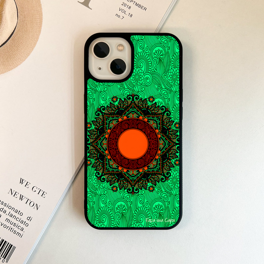 Sacred Bloom Art Glass Case