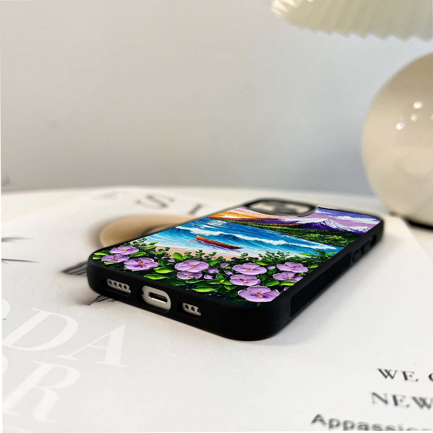 Sunset Serenity Glass Case