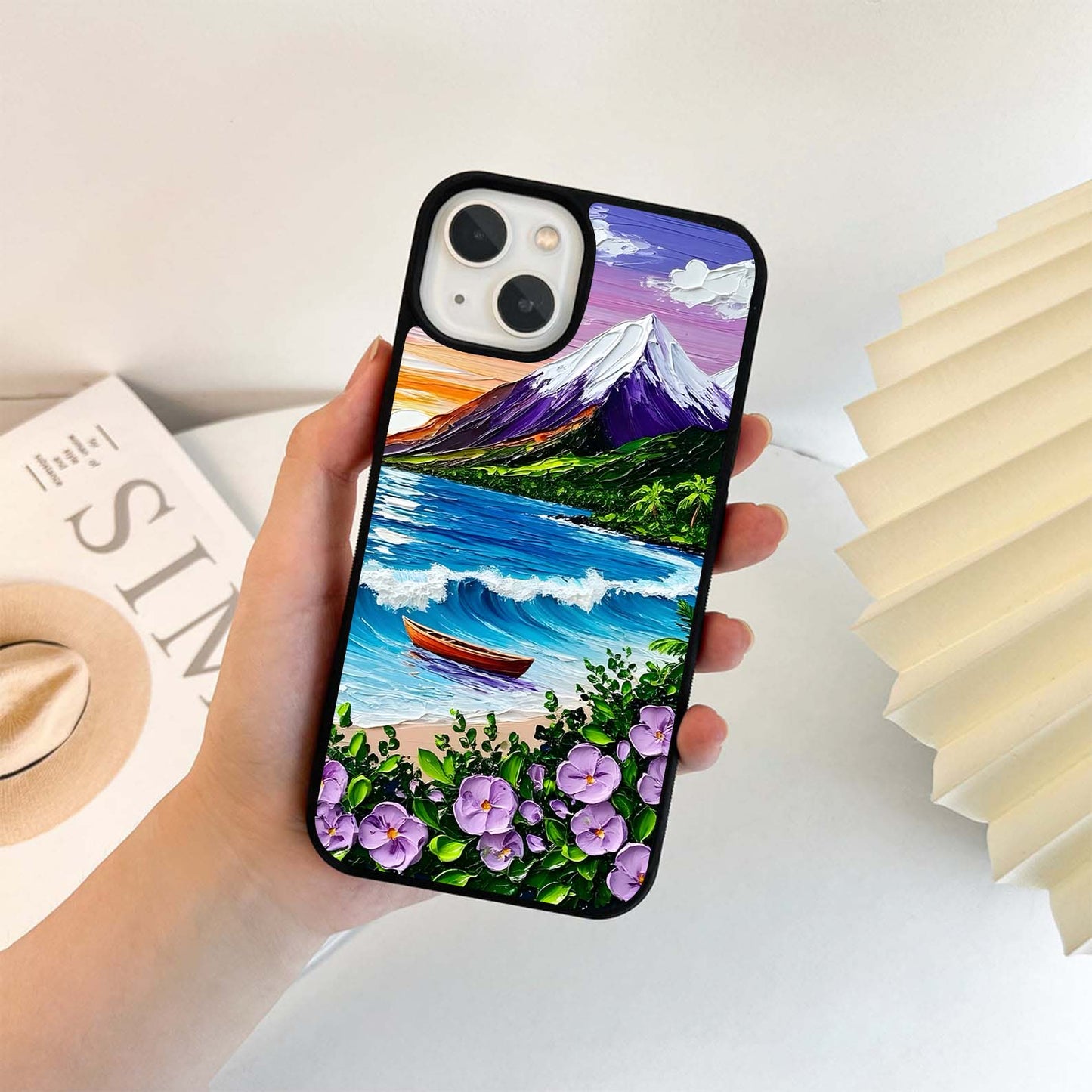 Sunset Serenity Glass Case