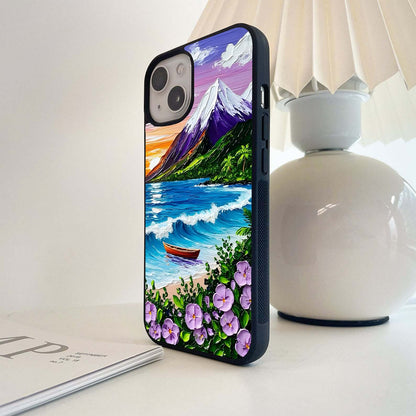 Sunset Serenity Glass Case