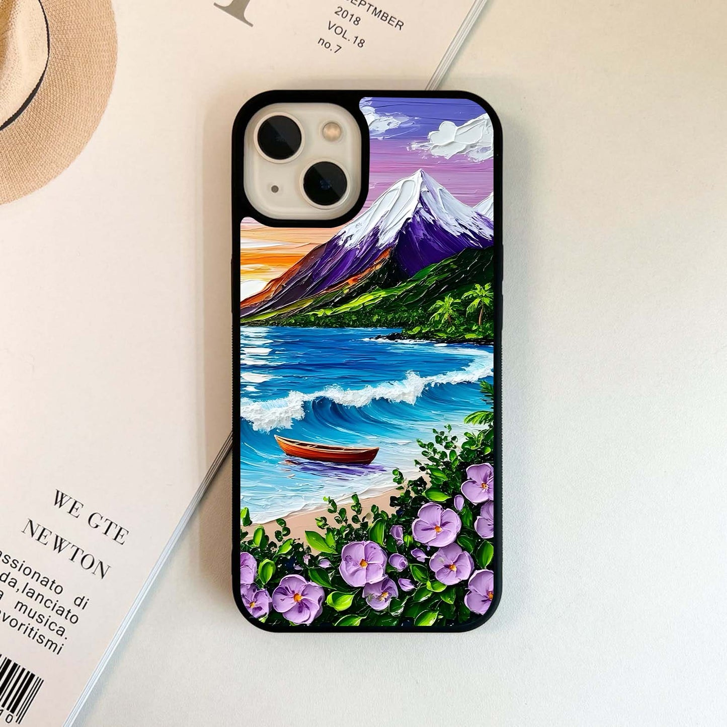 Sunset Serenity Glass Case