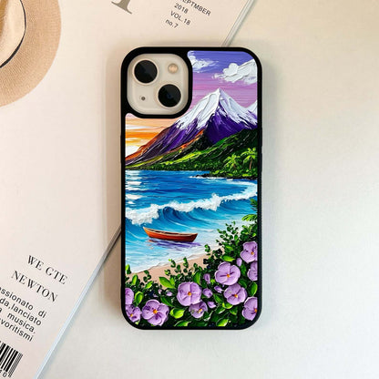 Sunset Serenity Glass Case