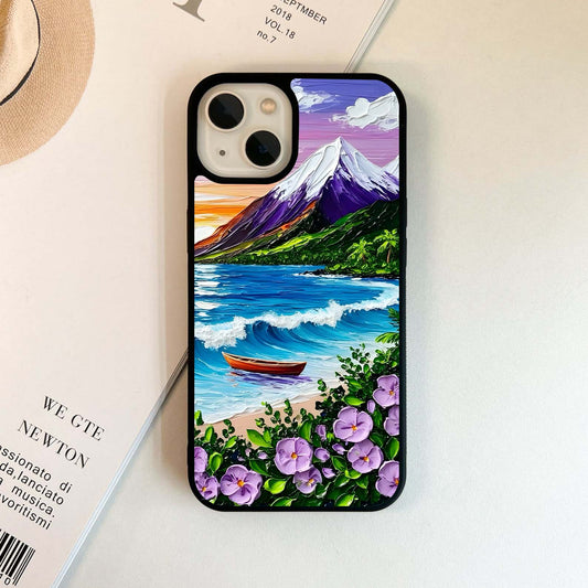 Sunset Serenity Glass Case