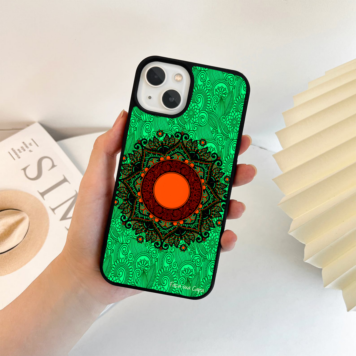 Sacred Bloom Art Glass Case