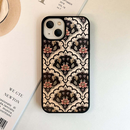 Vintage Floral Grace Glass Case