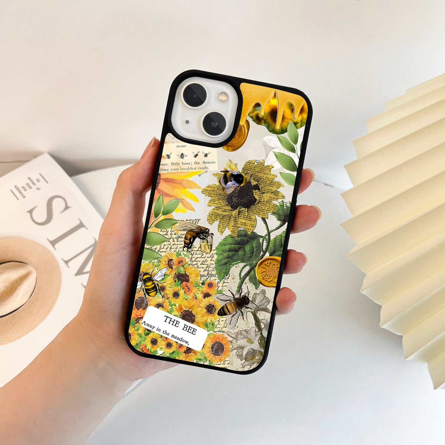 Vintage Honey Meadow Glass Case