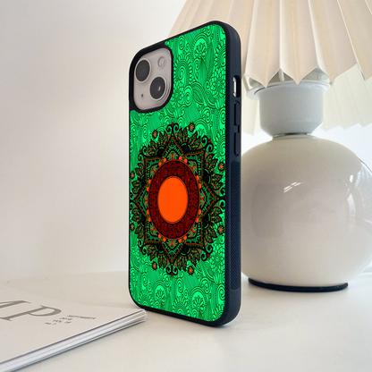 Sacred Bloom Art Glass Case