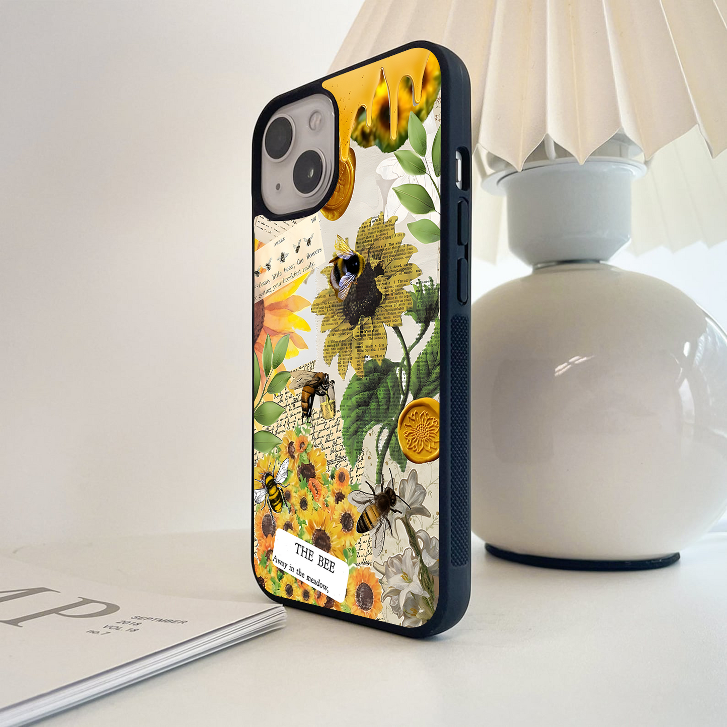 Vintage Honey Meadow Glass Case