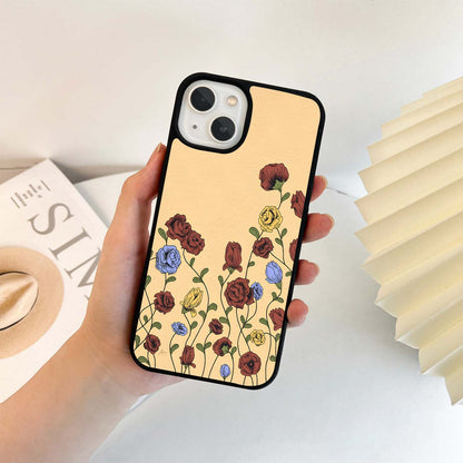 Vintage Playful Floral Glass Case