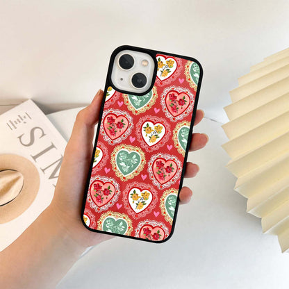 Vintage Valentine Glass Case