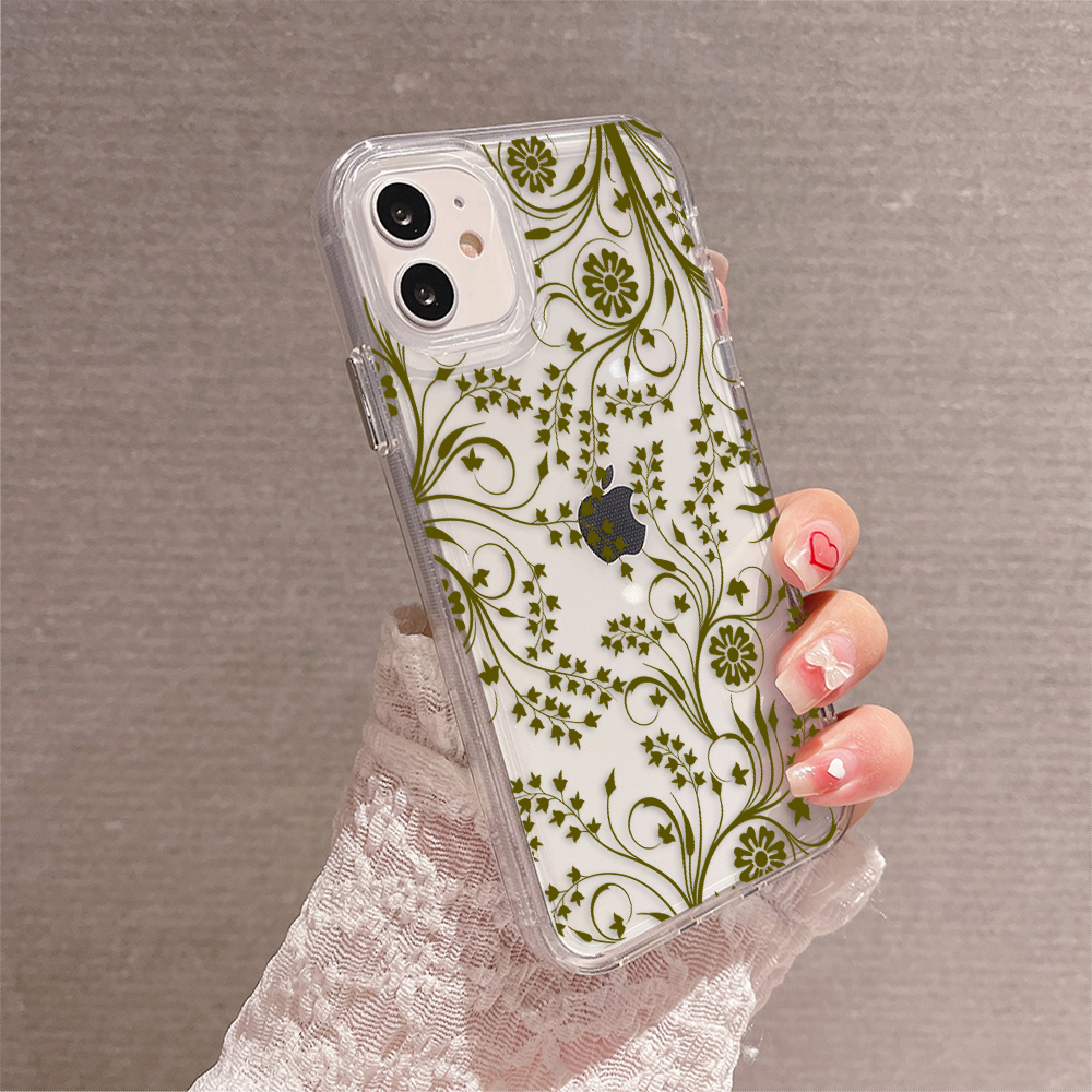 Olive Garden Elegance Clear Silicon Cover