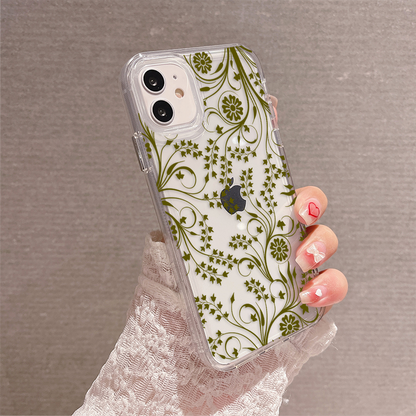 Olive Garden Elegance Clear Silicon Cover