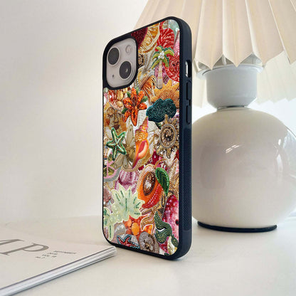 Tropical Bead Rush Glass Case