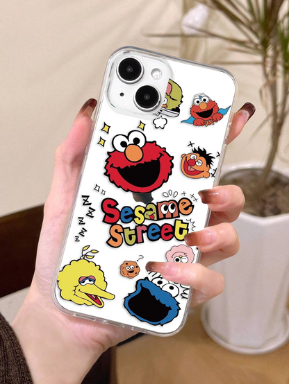 Sesame Street Cartoon Clear Silicon Cover