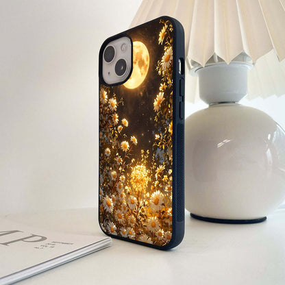 Warm Golden lighting Scenery Glass Case